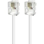 Câble adsl rj11, 10m, cordon téléphonique, câble modulaire 6p4c, câble plat isdn dsl vdsl, prise téléphone ... Câble adsl rj11, 10m, cordon téléphonique, câble modulaire 6p4c, câble plat isdn dsl vdsl, prise téléphone ...