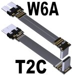 Câble aérien plat flexible fpv usb 3. 0 type - c mâle vers micro - b femelle, haute vitesse, ruban ffc, ... Câble aérien plat flexible fpv usb 3. 0 type - c mâle vers micro - b femelle, haute vitesse, ruban ffc, ...