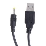 Cble d'alimentation 1. 2m 5v usb a vers dc, cordon de charge pour sony psp 1000 / 2000 / 3000, connecteur ...