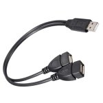 C�ble d'alimentation 2 en 1 usb 2. 0 m�le vers femelle, cordon de donn�es de 1m, rallonge de chargeur ...