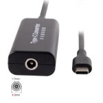 C�ble d'alimentation 4. 0x1. 7mm dc, entr�e jack vers usb c, type c, pour macbook, t�l�phone portable ...