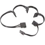 Cble d'alimentation pour disque dur sata 15 broches, cordon de sparation pour pc, adaptateur d'alimentation ...