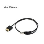 Cble d'alimentation haute vitesse mini hdmi vers usb mle vers mle pour camscope de tablette mp4