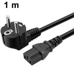 Cble d'alimentation cble d'alimentation cble prise europenne cble iec 3 broches pour pc, moniteur, ...