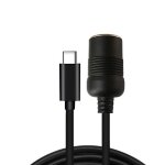 Cble d'alimentation usb type - c mle vers 12v pour enregistreur de conduite de voiture, chargeur de ...
