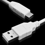 Cble d'alimentation usb pour nintendo wii u, cordon de donnes pour manette de jeu et joypad