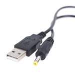 Cble alimentation usb a vers cc, cordon de charge pour psp 1. 2 / 1000, 2000 / 3000 m, 5v, 1 pice