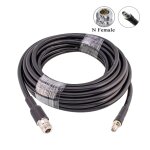 C�ble d'antenne de mineur h�lium, c�ble coaxial lmr400 n femelle vers rp sma m�le pour hnt bobcat rak ...