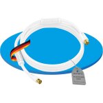 Cble d'antenne sat cble coaxial cble satellite avec ferrite tv blind 4 fois, pour hdtv, rcepteur, ...