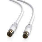 Câble d'antenne sat câble coaxial câble de satellite tv 3, 00m double blindage, connecteur iec sur connecteur ... Câble d'antenne sat câble coaxial câble de satellite tv 3, 00m double blindage, connecteur iec sur connecteur ...