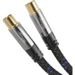 Cble antenne tv 4k & coaxial, tress - 0, 5m - cble avec fiches mtalliques  preuve de rupture, tv ...