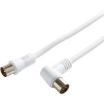 Cble antenne tv listo 3m - droite - m / coudee - f