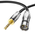 C�ble asym�trique 3, 5 mm vers xlr, m�le vers m�le xlr vers c�ble de 1 / 8 , c�ble 1 / 8 vers xlr pour ...