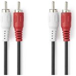 C�ble audio 2 x rca m�les - 50 cmc�ble audio rca doubleconvient pour blu - ray, home cin�ma, caisson ...