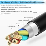Câble audio de 2m, rallonge de casque, contrôle de volume avec microphone, prise jack 3. 5mm, câble audio ... Câble audio de 2m, rallonge de casque, contrôle de volume avec microphone, prise jack 3. 5mm, câble audio ...