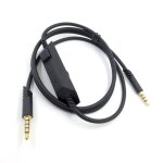 Cble audio 3, 5 mle a mle pour casque de jeu logitech astro a10 a40