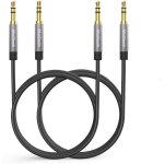 Cble audio auxiliaire de 3, 5 mm (2, 0 mtres, lot de 2) long cble audio stro mle vers mle pour ...