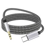 C�ble audio auxiliaire usb - c vers 3, 5 mm, cordon st�r�o de voiture certifi� apple mfi pour iphone ...