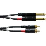 Câble audio double jack mono / rca 3 m cables audio essentials jack Câble audio double jack mono / rca 3 m cables audio essentials jack