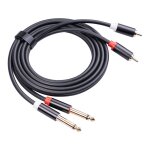 Cble audio double rca mle vers double jack mle de 1. 5mm, adaptateur 2  2, cordon sparateur pour ...