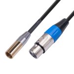 C�ble audio femelle xlr 3 broches m�le vers xlr 3 broches cordon de microphone m�langeur pour xk101k18 ...