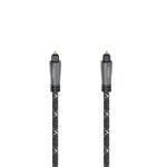 Cble audio  fibres optiques, connecteur odt (toslink), mtal. , 3, 0 m