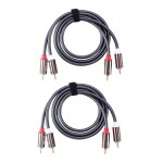 Câble audio hi - fi 2x rexlis 2 rca vers 2 rca mâle vers mâle, ofc av, fil de haut - parleur pour tv, ... Câble audio hi - fi 2x rexlis 2 rca vers 2 rca mâle vers mâle, ofc av, fil de haut - parleur pour tv, ...