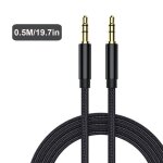 C�ble audio aux jack 0. 5 / 1 / 1. 5 / 2m, 3. 5mm, pour iphone, voiture, casque, haut - parleur, pour ...