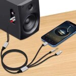 C�ble audio jack 3, 5 mm vers jack 6, 35 mm, 3 en 1 usb c vers double 6, 35 mm ts st�r�o aux r�partiteur ...
