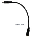 C�ble audio mini usb m�le vers jack femelle de 3. 5mm, cordon pour clip actif, adaptateur de microphone ...