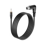 C�ble audio professionnel 90 angle droit xlr 3 broches vers 3. 5mm dor� - 2m / 6. 5ft - c�ble microphone ...
