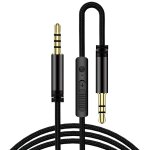 Cble audio transmission stable anti - interfrence micro intgr 3. 5mm mle  mle fil audio pour casque ...