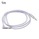 Cble audio tress en nylon de 3. 5mm, 1 / 2 / 3m, cordon d'amplificateur de voiture, pour tlphone, ...