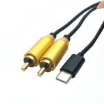 Câble audio usb type - c vers 2 rca, jack 2rca, 0. 8m, pour samsung xiaomi, haut - parleur, home cinéma, ... Câble audio usb type - c vers 2 rca, jack 2rca, 0. 8m, pour samsung xiaomi, haut - parleur, home cinéma, ...