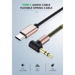 C�ble audio usb type - c vers m�le, prise jack 3. 5mm, adaptateur automatique aux pour casque et haut ...