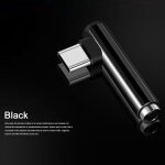 C�ble audio vers 2 en 1 type c jack 3. 5mm, convertisseur et r�cepteur pour s�parateur audio 2020