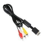 Cble audio vido av  3 rca de 1. 8m, pour sony, pour playstation, ps2, ps3, console de jeu, pour moniteur ...