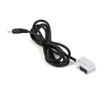 Cable auxiliaire aux 3. 5mm prise audio autoradio hifi pour citroen peugeot