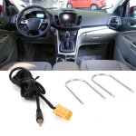 Cable auxiliaire aux 3. 5mm prise audio autoradio hifi pour fiat grande punto