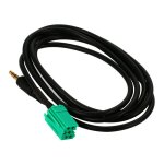 Cable auxiliaire 3. 5mm prise audio autoradio mp3 renault aux