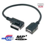 C�ble auxiliaire mp3 usb pour autoradios d'origine audi pour mmi 3g