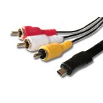 C�ble av pour appareil photo panasonic lumix dmc - zs15, dmc - zs19, dmc - zs20, dmc - zs25, dmc - zs30, ...