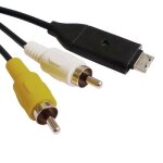C�ble av audio - video haut de gamme pour samsung digimax hz15w - garantie 1 an