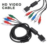 Cble av rca 1 pice, composant pour sony ps2 ps3 composite audio vido hd tv lcd