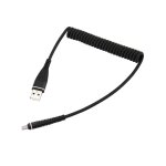 Câble de type c usb - c mâle à ressort spiralé et étiré, rallonge de type c mâle pour synchronisation ... Câble de type c usb - c mâle à ressort spiralé et étiré, rallonge de type c mâle pour synchronisation ...