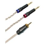 C�ble casque meze furukawa pcuhd plaqu� argent tress� (1, 3 m)