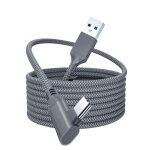 C�ble de charge de 6m pour oculus quest 2 link vr, c�ble de transfert de donn�es usb 3. 0 type c vers ...