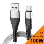 Cble de charge super rapide usb vers type c, chargeur de tlphone portable pour samsung, huawei, xiaomi, ...