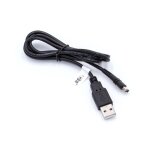 C�ble de charge usb vhbw usb pour canon legria hf r36, hf r38, hf r306, mini