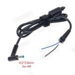 Câble de chargeur d'alimentation cc avec broche, connecteur à angle droit, adaptateur pour ordinateur ... Câble de chargeur d'alimentation cc avec broche, connecteur à angle droit, adaptateur pour ordinateur ...